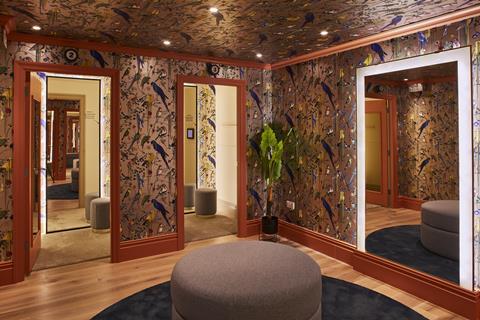 Fitting rooms at River Island Boutique